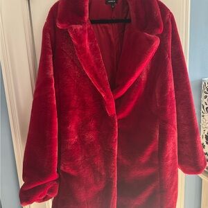 Torrid Vibrant Red Teddy Jacket